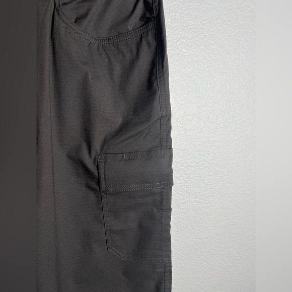 New Prana Double Peak Pants Charcoal Gray 32x32 Mens Standard Fit Tapered Leg - Picture 3 of 10